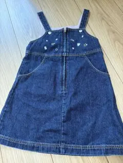 最終値下げ　美品　ファミリア　デニム　ワンピース