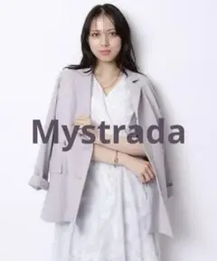 Mystrada 2024年 ダブルボタンライトジャケット S グレー