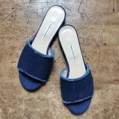 FABIO RUSCONI ファビオルスコーニ デニムサンダル 35 ✩美品✩