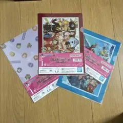 ワンピース 未来島エッグヘッド 一番くじ I賞 クリアファイル&ステッカー