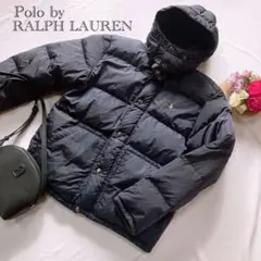 美品 Polo by RALPH LAUREN DownJacket ネイビー