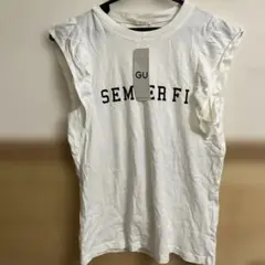 GUグラフィックTノースリーブ