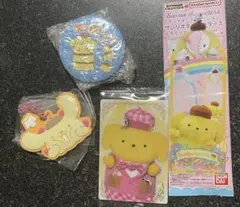 ポムポムプリン ピノコ ラバーマス 推しにときめく缶バッジ ウエハースカード