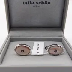 未使用に近い　mila schon ミラショーン　カフスリンクス　高級感