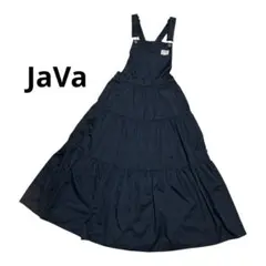 JaVa ジャバ　コラボ　2way ティアード　サロペット　ジャンスカ　M