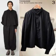 新品 toogood THE SHEPHERD SHIRT 黒 3 レディース