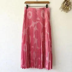 定価5万 marimekko ウニッコ フラワー プリーツスカート ピンク