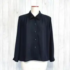 【VIANTE】フォーマルシャツジャケット ブラック オケージョン