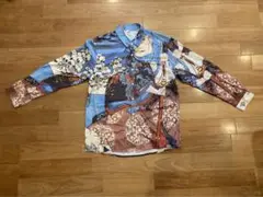 和柄 長袖シャツ