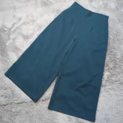 ★a1509 タグ付き✩.*˚KOBE HAKU【M】ガウチョパンツ グリーン