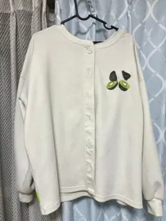 graniph カーディガン キーウィ キウイ 黄緑 Lサイズ
