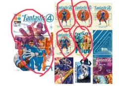 MARVEL ファンタスティック4 Happyくじ E賞 ポスター5個