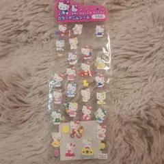 2001年♡平成レトロハローキティ♡ カラーデニムシール
