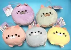 ごろねこサミット　第2回プチマスコットver.Rラウンドワン限定　5種