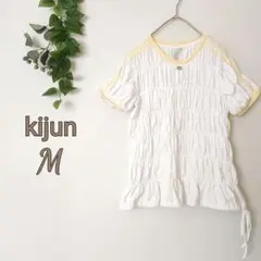 kijun♡M♡半袖カットソー シャーリングコットンTシャツ 韓国