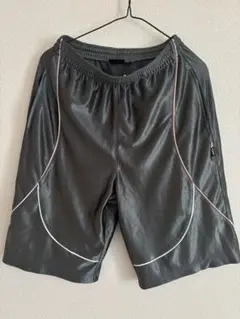 BIKE グレー ハーフパンツ バスケパンツ バスパン プラクティスパンツ
