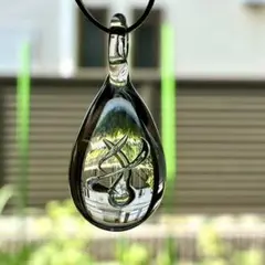 【新品未使用】ネックレス/ペンダントヘッド/ガラス