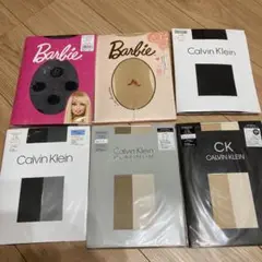 Barbie/Calvin Klein ストッキング6点セット