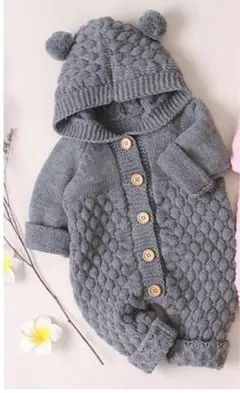ニットロンパース90