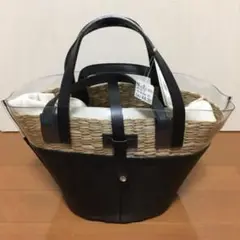 新品未使用　ヤマダヤ　スコットクラブ かごバッグ スコットクラブ ヤマダヤ♡アンメートルキャレ カゴバッグ 新品