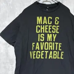 MAC & CHEESE マック　チーズ大好き Tシャツ　XXL 黒