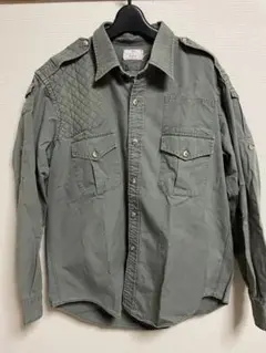 Abercrombie & Fitch サファリシャツ オリーブ　ヴィンテージ