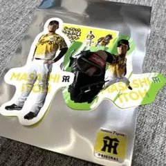 阪神タイガース 伊藤将司 ウル虎の夏 ダイカットステッカー 2枚セット