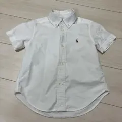 Ralph Lauren ホワイト ポロシャツ 3T 100