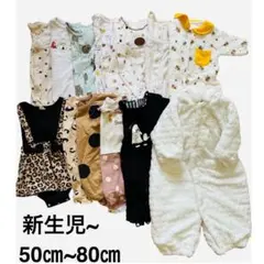 西松屋 SHEIN Birthday 赤ちゃん本舗 ロンパース等 おまとめ13点