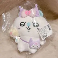 ちいかわ ×サンリオ　ぬいぐるみ　モモンガ　クロミ