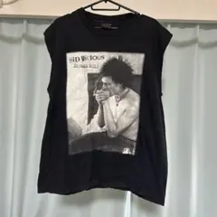 Sid Vicious ノースリーブトップス ブラック　古着