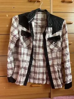 Nicole Club for Men チェック柄長袖シャツ サイズ48
