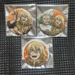 Dr.STONE 七海龍水/石神千空 バーベキュー 缶バッジ③