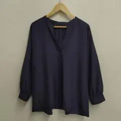 M11816 green label relaxing バックギャザーブラウス