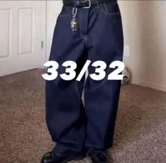 GAP ギャップ スーパーバギーデニム W33 L32新品 ダークリンス