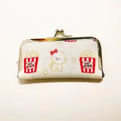 SALE/ビションフリーゼ*大きめ がま口 印鑑ケース