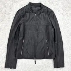 ☆廃盤旧モデル☆　ラムレザー　ライダースジャケット　M