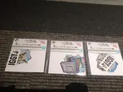 ジョジョ一番くじ　K賞 ステッカーセットオインゴボインゴ×1 イギー×2