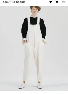 beautiful peopleアートピケサロペットパンツ新品STUDIOUS