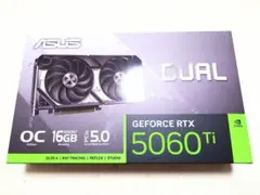 【グラボ】ASUS RTX5060Ti DUAL 16GB OC【新品未開封】