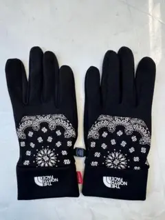 SUPREME THE NORTHFACE バンダナ 手袋 Mサイズ Supreme × THE NORTH FACE 'Bandana ETIP Glove'グローブ 手袋