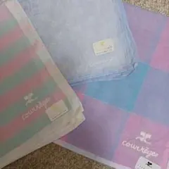 ●未使用品　courages ハンカチ　3枚セット