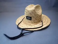 未使用☆ビラボン BILLABONG ベージュ ストローハット麦わら帽子