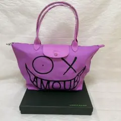 【新品】LONGCHAMPロンシャン& アンドレコラボトート L ピンク