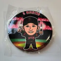 オリックス・バファローズ 西野真弘 ガチャ 缶バッジ