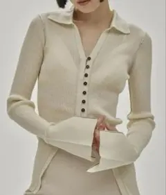 新品未使用TODAYFUL Sheer Skipper Knit ホワイト セール】Sheer Skipper Knit（ニット/セーター）｜TODAYFUL