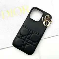 【現行品】 ディオール LADY DIOR iPhone13 PRO ブラック
