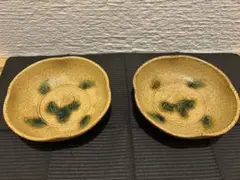 黄瀬戸皿 2枚セット