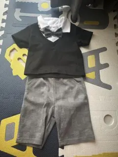 フォーマル子供服セット 黒とグレー