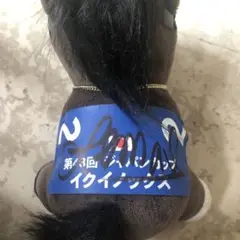 ＪＲＡ　Ｃルメール騎手　サイン入り　イクイノックスぬいぐるみ　札幌競馬場　新品